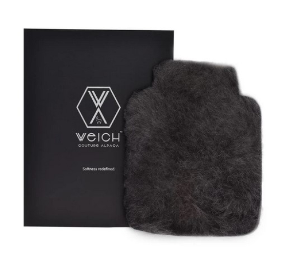 Weich CALMO Wärmeflasche graphit grau mini